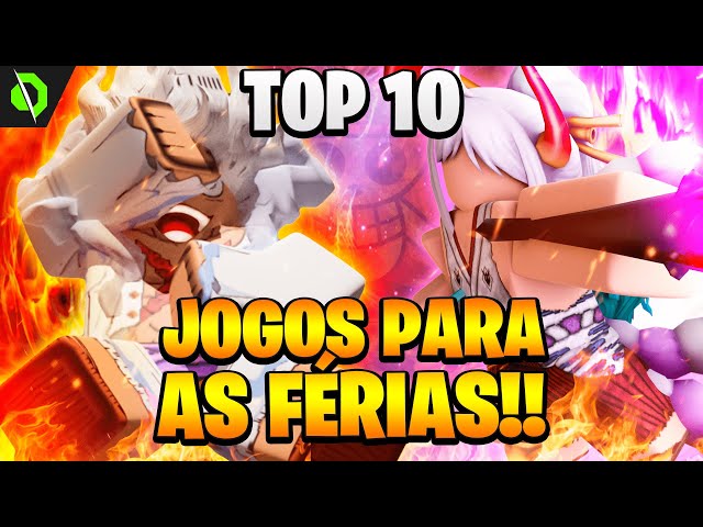 TOP 10 MELHORES JOGOS do ROBLOX PARA JOGAR NAS FÉRIAS! 