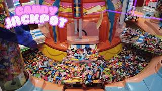 Battle For The Candy Pusher Jackpot! - BIG SWEET LAND Arcade Game - Winning Lollies screenshot 4