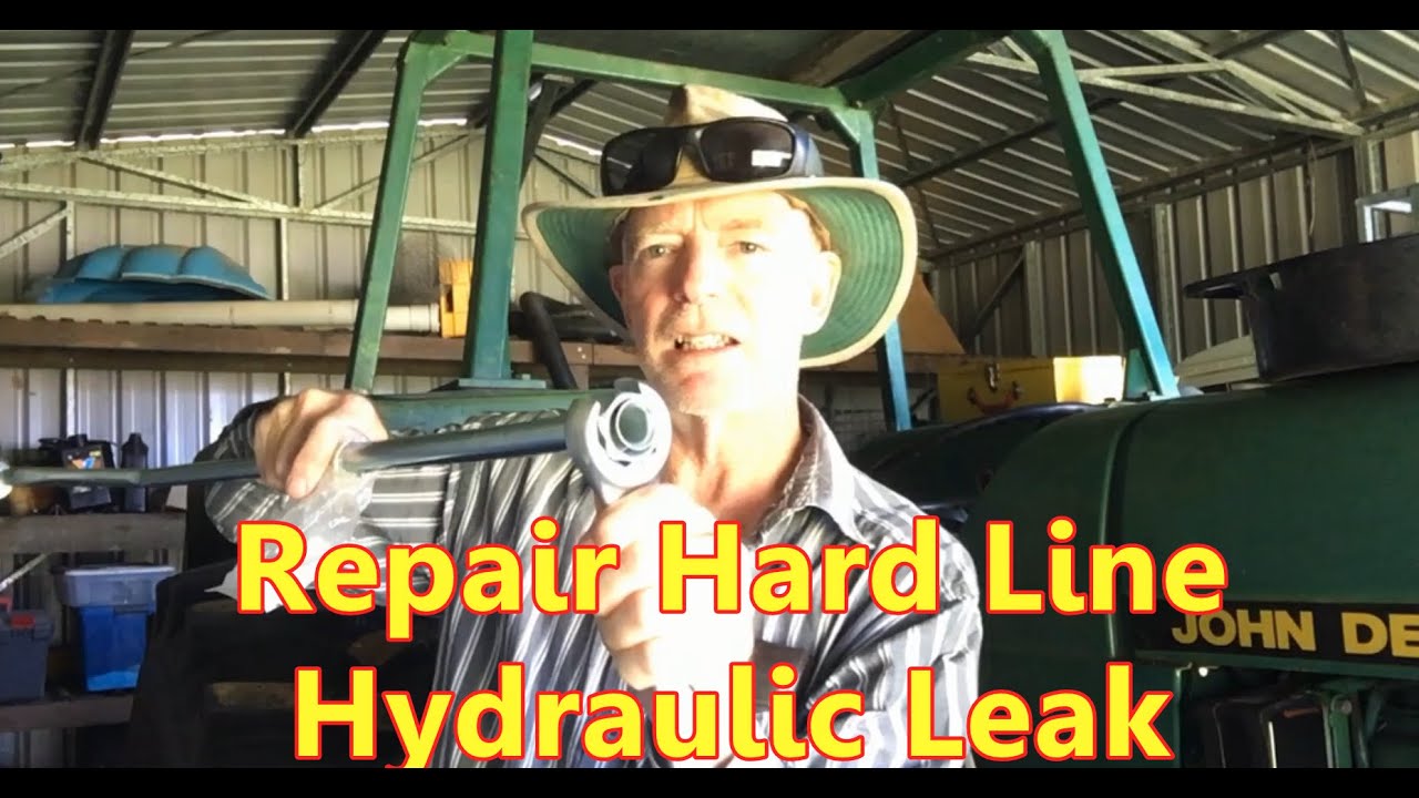 Replace Steel Hydraulic Line in My Tractor (Demo /How To) - YouTube