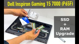 Dell Inspiron Gaming 15 7000 P65F | How to Upgrade SSD & RAM