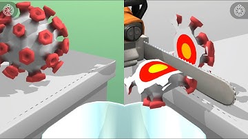 Very satisfying and relaxing ASMR slicing game Part 8