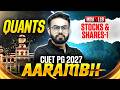 CUET PG Quants(MBA/LLB) 2027 | CUET PG Quants STOCKS &amp; SHARES-1 | CUET PG Quants Classes