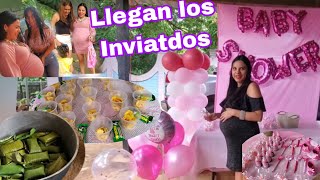 Se llegó el día ya todo listo para el Baby Shower de Ximena 👶 llegan los primeros invitados 💞 P1