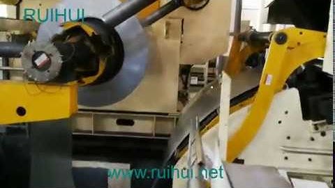 feeding line with stacker for stamping