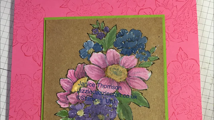 LIVE Painting on Kraft card with a peek of a new s...