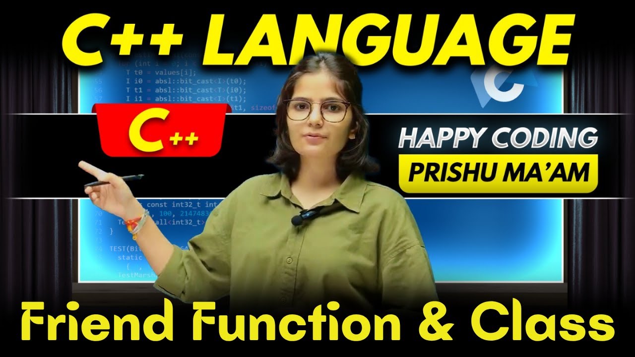 Friend Function and Class in C++ | Complete C++ Course | Happy Coding ...