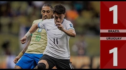 Brazil vs Uruguay 1-1 | 2026 FIFA World Cup Qualifiers | 4K Extended Highlight