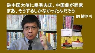 駐中国大使に垂秀夫氏、中国側が同意　まあ、そうするしかなかったんだろう　by 榊淳司