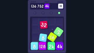 7.54 L Merge Block  🕹️ Play Merge Block  on Crazzy Game Time screenshot 4