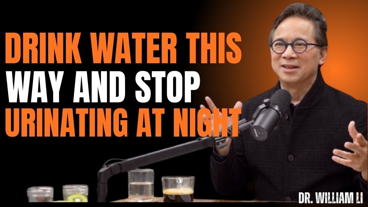 UROLOGIST REVEALS: How to drink water to avoid getting up at night | Dr. William Li