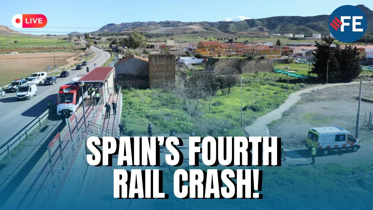 Spain Train Crash LIVE: Train Collides With Crane in Spain’s Fourth Rail Crash This Week