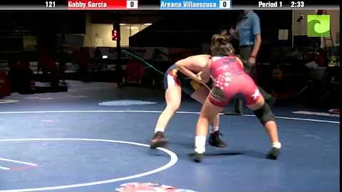 121 lbs. Finals - Gabby Garcia (CA) vs. Areana Vil...