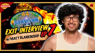 Thumbnail Survivor 44 | Matt Blankinship Exit Interview with the First Juror - Ep 7