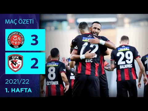 ÖZET: Vavacars Fatih Karagümrük 3-2 Gaziantep FK | 1. Hafta - 2021/22
