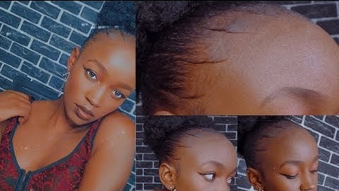 How To Lay Your Hair Edges using a Pen/Toothpick