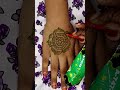 Easy Back Hand Henna Design in 30 Seconds |