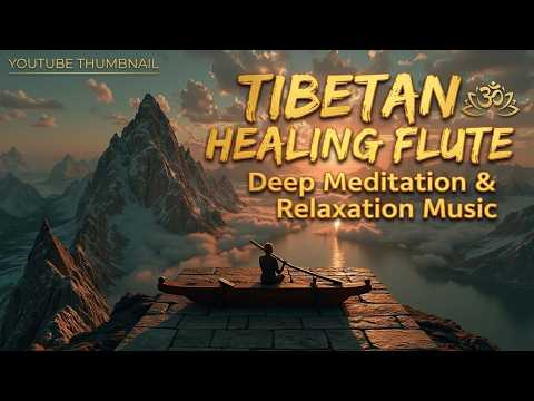 Tibetan Healing Flute | 174Hz Anxiety Relief Music - Deep Meditation & Stress Reduction