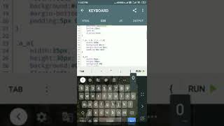 CUSTOM ANDROID KEYBOARD USING JAVASCRIPT screenshot 1