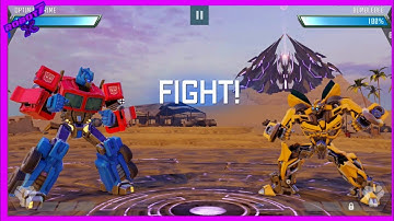 TRANSFORMERS: Forged to Fight (Optimus Prime VS Bumblebee) Android gameplay