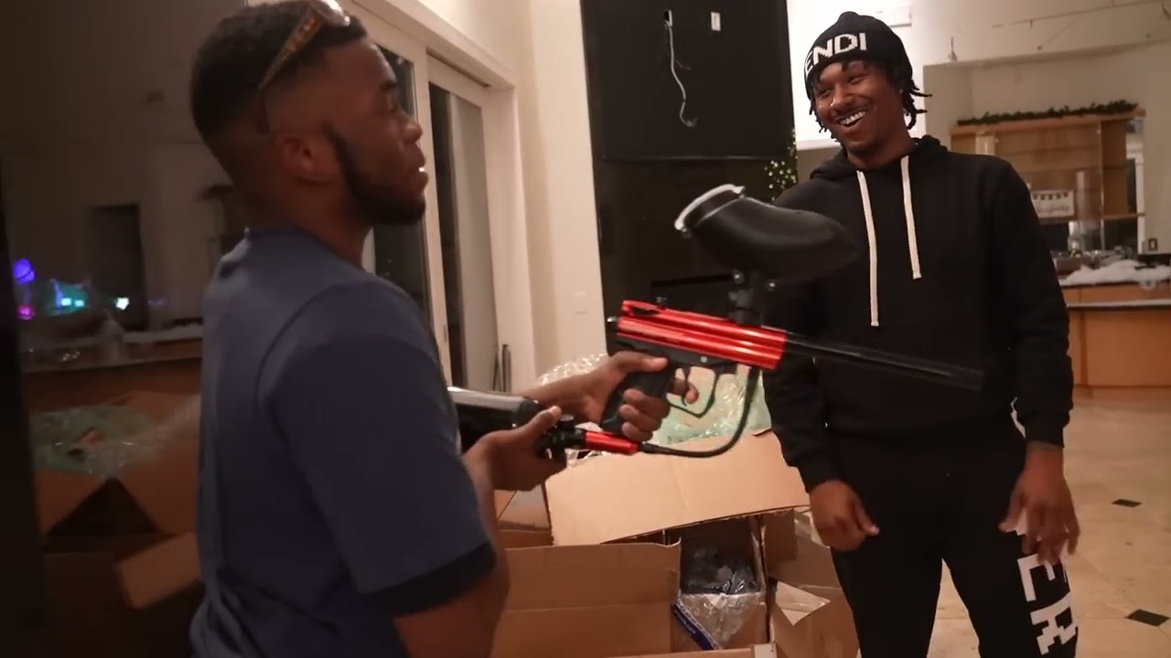 Paintball At The AMP House...