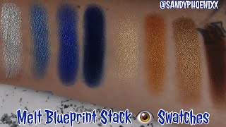 Melt Blueprint Swatches | Melt Cosmetics | SandyPhoenixx