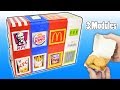 Ultimate Mechanical LEGO 3-in-1 Fast Food Vending Machine | Mcdonalds, Burger king and KFC