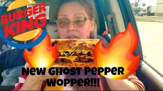 New Buger king Ghost Peper Wopper Review!