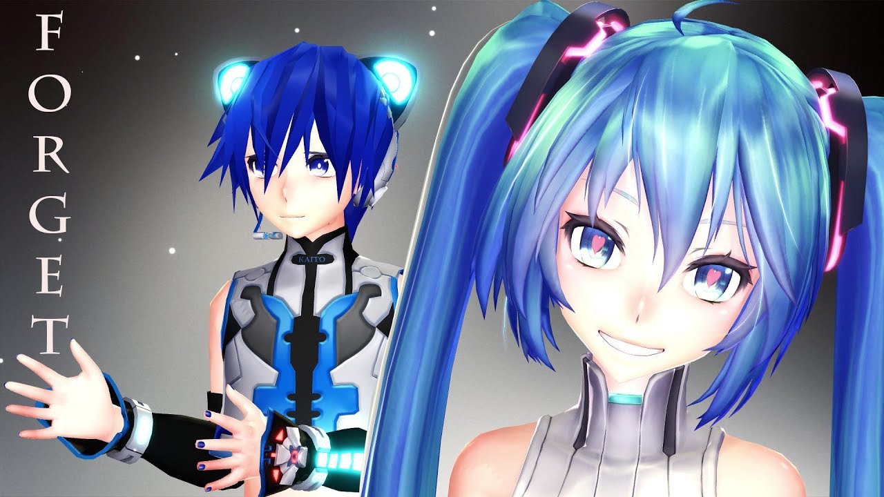 Download MMD/CyberPend Forget Ver.1 - Hatsune Miku 初 音 ミ ク & KAITO.