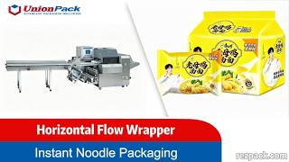 Automatic Horizontal Flow Wrapper Machine for Instant Noodle Multipacks|Secondary Packaging#machine