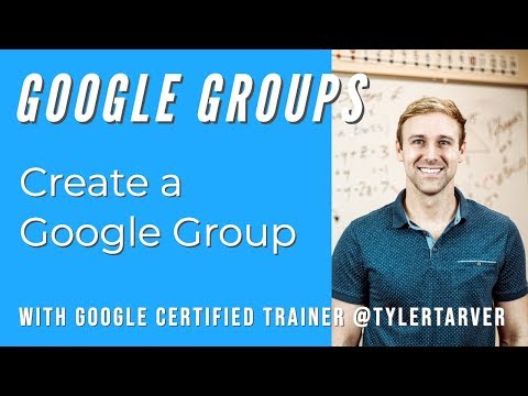 How to Create a Google Group