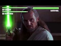 Qui-Gon and Obi-Wan vs. Darth Maul WITH HEALTHBARS | HD | Star Wars Episode I: The Phantom Menace