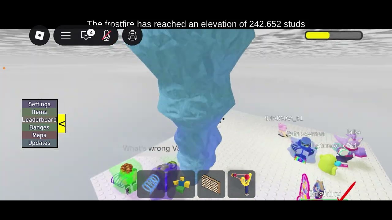 Watching a flood rise