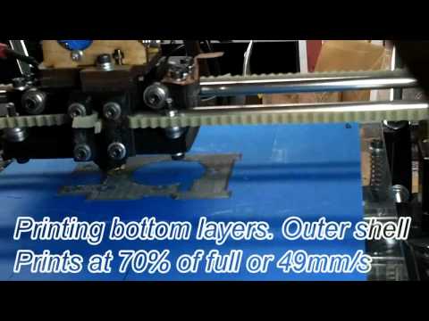 Printing at 70mm/s