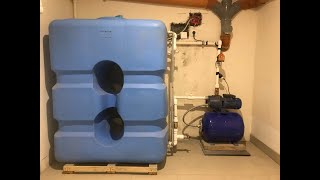 Контроль уровня воды в накопительном баке системы водоснабжения дома на дачном участке