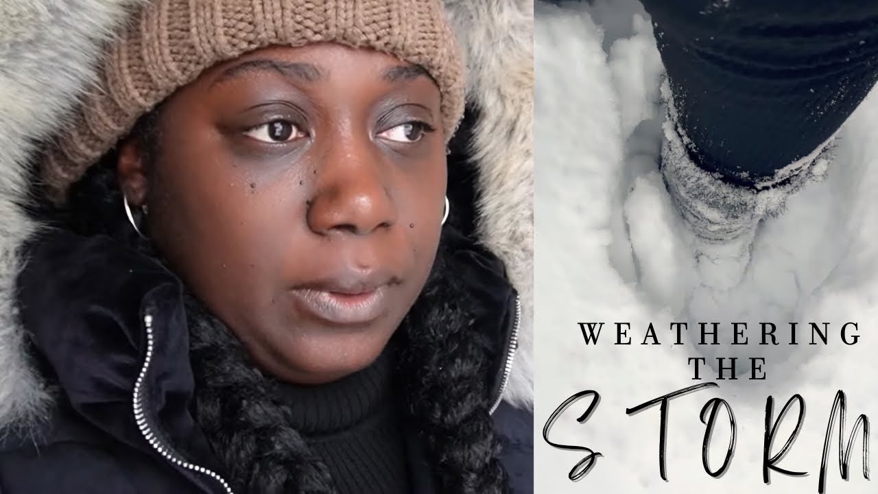 MASSIVE SNOW STORM HIT US | WINTER STORM DAMAGE grocery haul and more