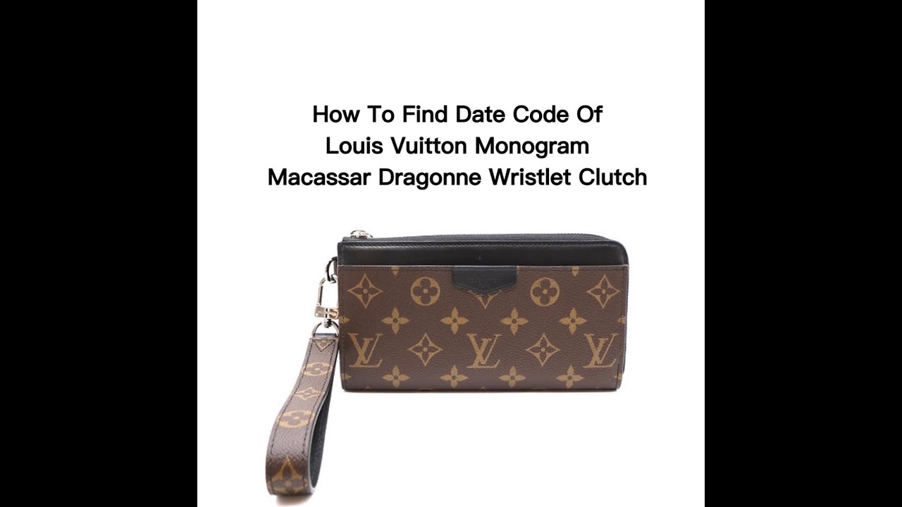 Date Code & Stamp] Louis Vuitton Monogram Macassar Dragonne