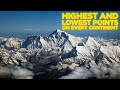 Highest &amp; Lowest points on Every Continent