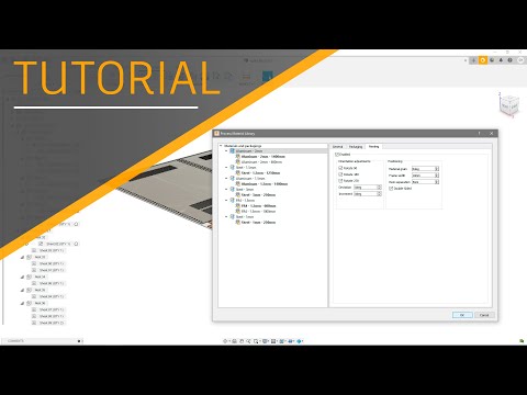 Tutorial: Nesting and Fabrication Extension: Part 2 of 8: Materials and Packagings