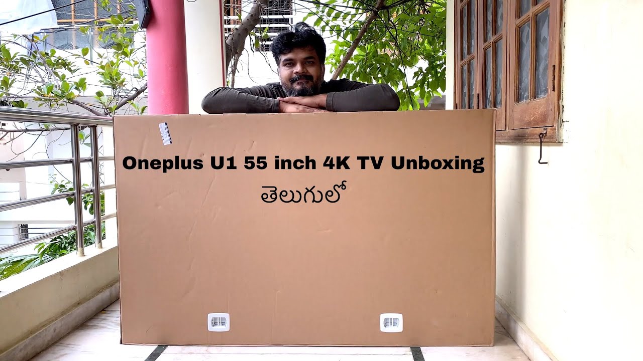 Oneplus TV U1 4K LED TV Unboxing & initial impressions ll in Telugu ll