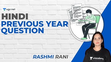 NTA UGC NET 2021 | Hindi Literature by Rashmi Rani | Previous Year Questions