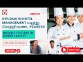 Diploma in Hotel Management pranesh| Placement at Country Club Kodaikanal | Boston Catering College