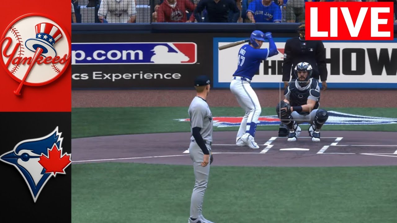 🔴 LIVE : New York Yankees vs Toronto Blue Jays |Oct 5th ALDS POSTSEASON | MLB THE SHOW 25 SIMULATION