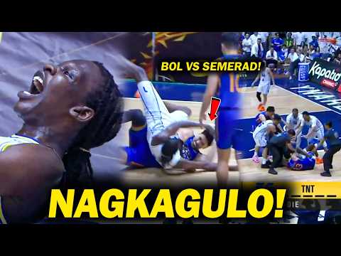 NAGKAGULO! Wrestling Match ni Bol Bol at Semerad! Hype na si Bol Pasok na ang TNT! Bora na NLEX!