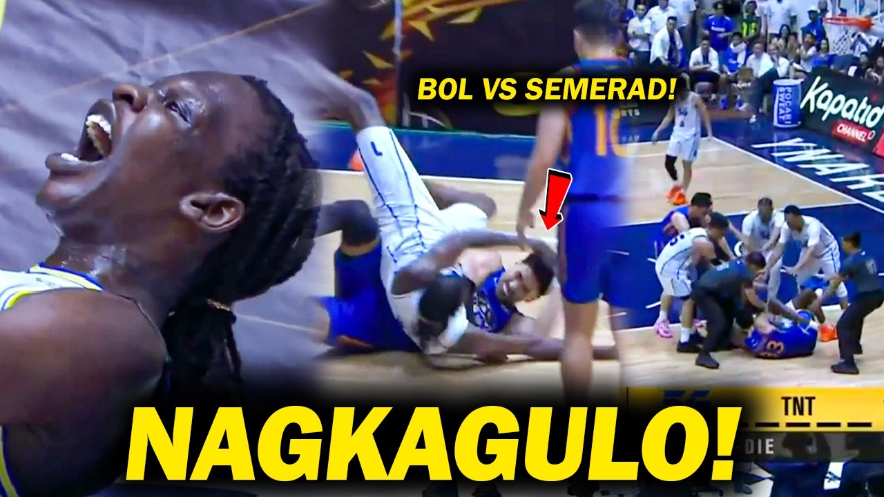 NAGKAGULO! Wrestling Match ni Bol Bol at Semerad! Hype na si Bol Pasok na ang TNT! Bora na NLEX!