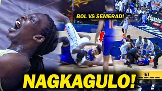 NAGKAGULO! Wrestling Match ni Bol Bol at Semerad! Hype na si Bol Pasok na ang TNT! Bora na NLEX!