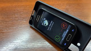 Samsung Galaxy Ace 1 Incoming Call in Samsung S21 Plus Protective Standing Cover screenshot 5