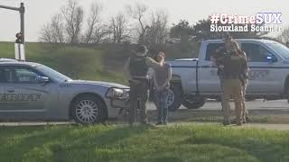 Dakota Woodbury Iowa State Patrol Pursuit ends with spikes in South Sioux