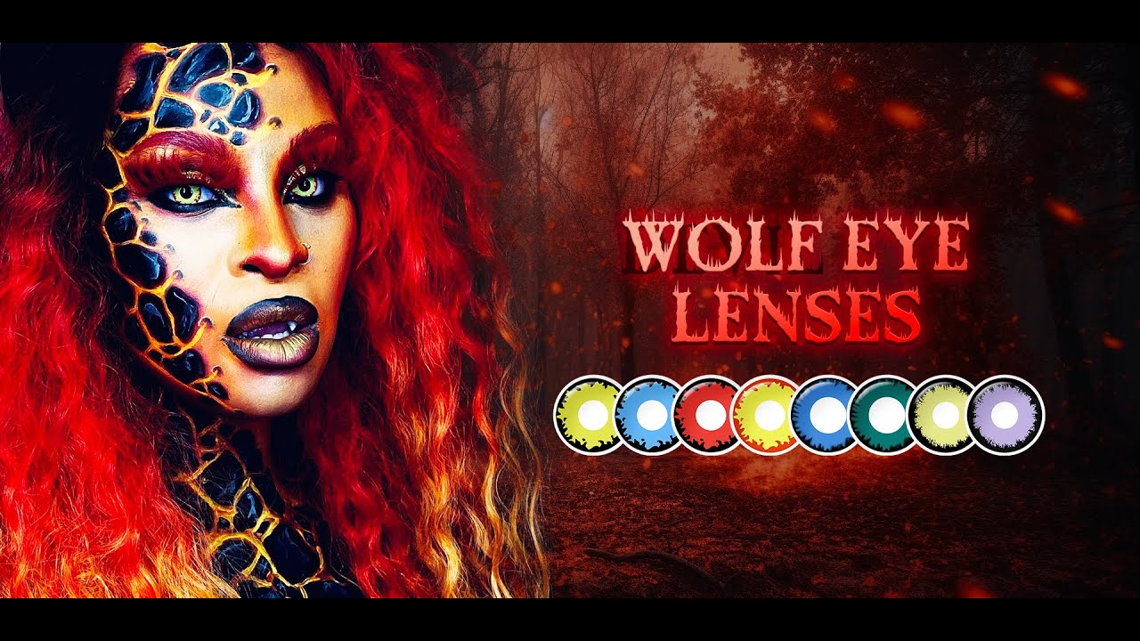 🐺👀 Embrace Your Wild Side Wolf Eye Contact Lenses! 🌕🌳 YouTube