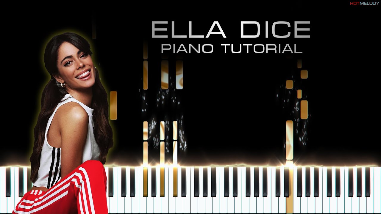 TINI, KHEA - Ella Dice | Piano Cover, Karaoke, Remix