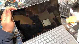 Microsoft Surface Pro Windows And Hard Drive icon Spinning no boot